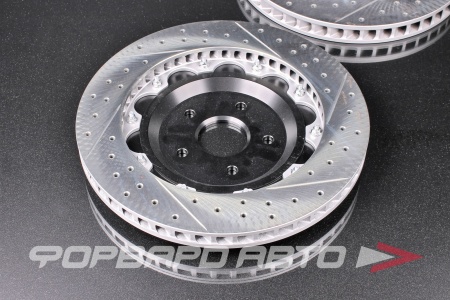 Купить Комплект тормозной системы R18 Toyota Camry VX70 (суппорта + диски + колодки + шланги) BREMBO STYLE 