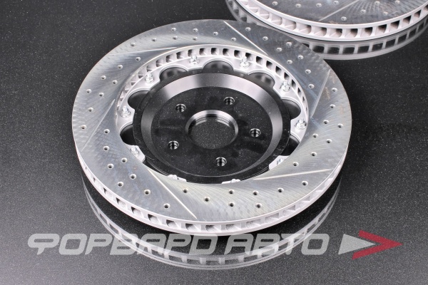 Комплект тормозной системы R18 Toyota Camry VX70 (суппорта + диски + колодки + шланги) BREMBO STYLE 
