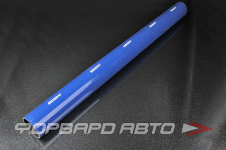 Патрубок силиконовый 76 мм, L=1000 мм, синий AUTOBAHN88 