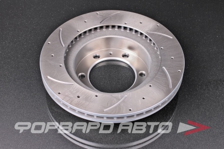 Купить Диск тормозной перфорированный вентилируемый правый G-BRAKE GFR-20738R