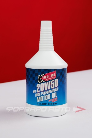 Купить Масло моторное 20W50 950 мл, синтетическое REDLINE 12504