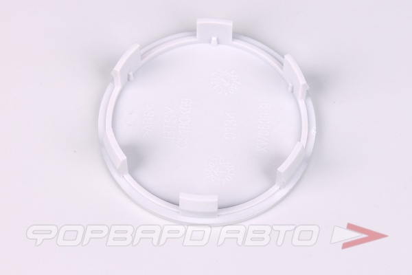 Колпачок ступицы для литых дисков Honda, D65/69мм, h11.3-14.8мм  Silver/red лого <> HD-08