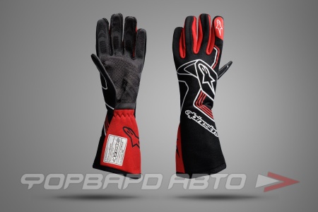 Купить Перчатки TECH-1 RACE V3, черный/красный, размер M (FIA 8856-2018) ALPINESTARS 3551023-13-M