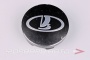 Колпачок ступицы для литых дисков LADA, D51,5/56мм, Black/silver лого NOVA-PRO LADA, 56/52