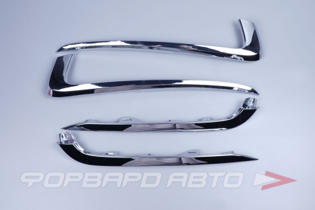 Купить Молдинг ВАЗ 2190 FL бампера переднего (под завод) хром. к-т. ПЛАСТИК 8450100990