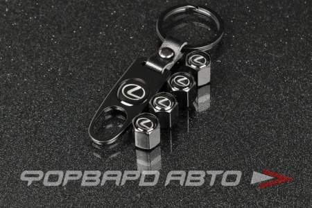 Купить Колпачок вентиля колеса LEXUS брелоком, черный MELCO RS-08373