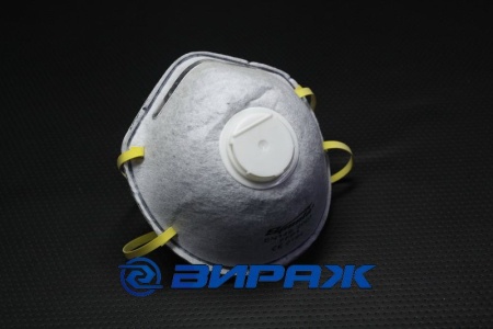 Купить Маска с клапаном, с угольным слоем СИБРТЕХ 892467