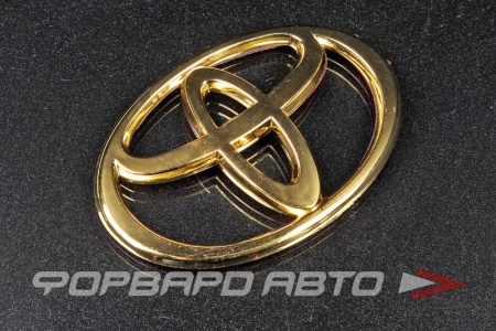 Купить Эмблема Toyota  золото 110х74мм (скотч) SKYWAY STE-020