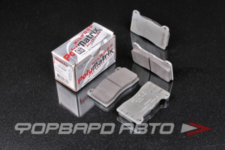 Купить Колодки тормозные 4 pot, PolyMatrix B WILWOOD 15B-9836K