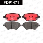 Колодки тормозные FAP FDP1471