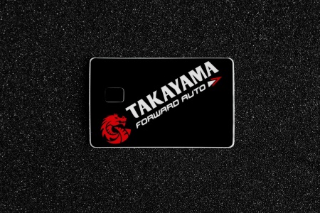 Купить Стикер для банковской карты "TAKAYAMA FORWARD AUTO" 2023  86*55мм CIAY 