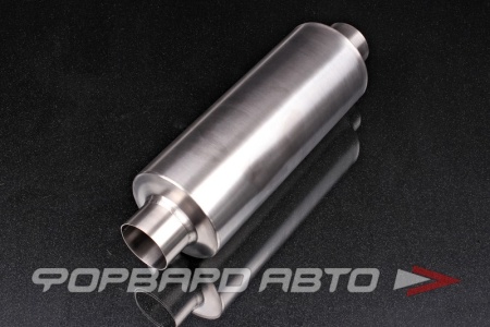 Купить Резонатор универсальный вход/выход = 63 мм, D корпуса = 120 мм, длина = 400 мм, титан FORA TITANIUM GW-RF-ER001