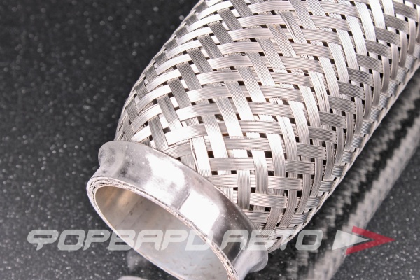 Гофра глушителя 45*230 (Innerbraid) трехслойная (AISI 304) TIXONA 45230
