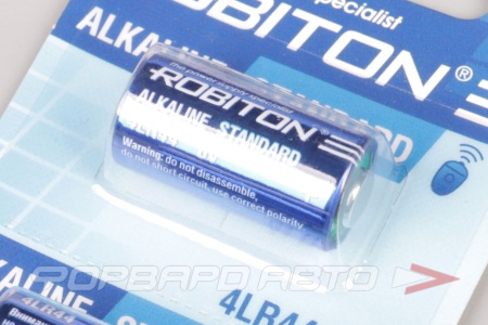 Купить Элемент питания 6V цилиндрическая ROBITON 4LR44