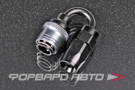 Купить Фитинг AN4 180°, под шланг AN, быстросъемный (quick release) "мама" (female) AB88 