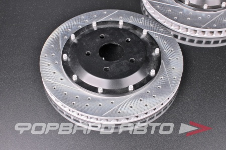 Купить Комплект тормозной системы R18 Toyota Camry VX70 (суппорта + диски + колодки + шланги) BREMBO STYLE 