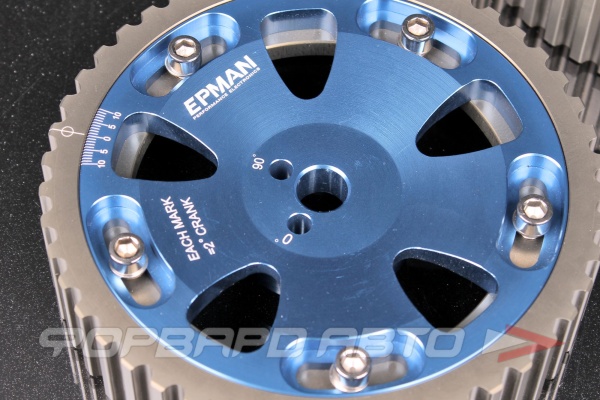 Шестерни распредвалов регулируемые MMC 4G63 EPMAN EP-CGEVO1-8-BL