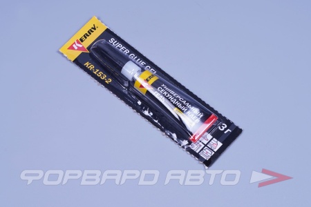 Купить Клей секундный универсальный гель 3гр. KERRY KR-153-2