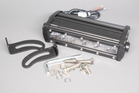 Купить Фара светодиодная 30W (5W*6), 9-32V, 6500K, 2400Lm, Размер: Lфара=180, Lкрепёж=245, H=40, h=80, Комбинированный свет FHE-technology HT-20D 30W 5D combo (ETI)