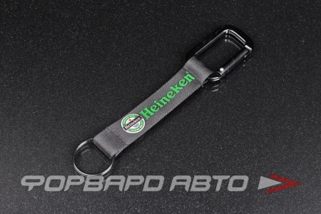 Купить Брелок Heineken с карабином, текстильный  