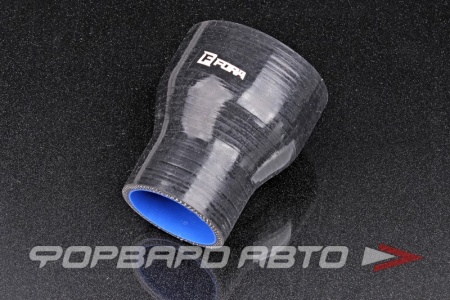 Купить Патрубок силиконовый 51-76 мм, L=100 мм, 4 слоя армировки, чёрный FORA ASHU02-51>76