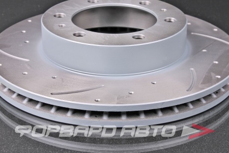 Купить Диск тормозной перфорированный вентилируемый левый G-BRAKE GFR-20738L