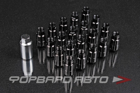 Купить Гайки колесные М12*1,25мм, 20шт, алюминий, черный EPMAN EP-E650H M12x1.25
