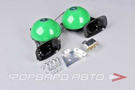 Купить Сигнал звуковой 12V "улитка'' 115Дб сталь/алюминий,одноконтактный+реле 20А SKYWAY S07601003