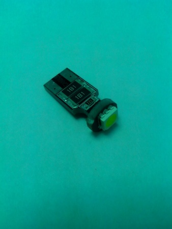 Купить Лампа светодиодная 12V T10 1 диод White Кристалл CANBUS T10 PCB 001Z5050P