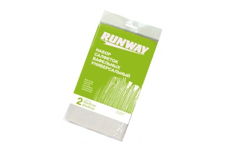 Купить Салфетка  вафельная универсальная,40х40 см RUNWAY RW645