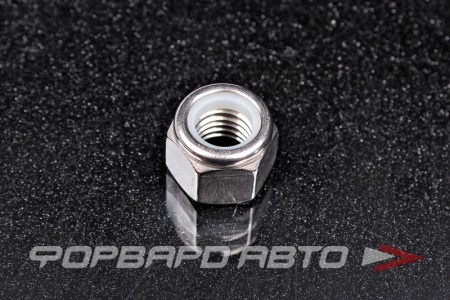 Купить Гайка шестигранная 1/2" UNC с нейлоновым кольцом, нерж. сталь А2 DIN985 <> 00054657
