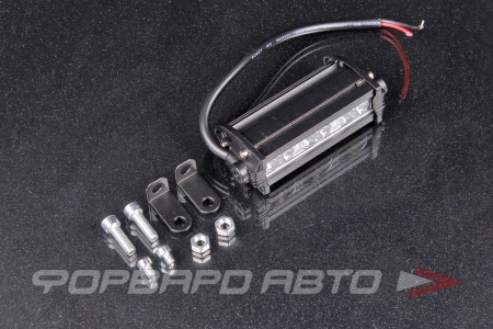 Купить Фара светодиодная 12V/24V 18W 6000К, 3 диода, дальний свет 105*30*50мм прямоугольная SKYWAY S07201076
