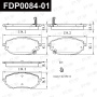 Колодки тормозные FAP FDP0084-01