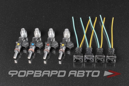Купить Форсунки топливные 1000cc (4 шт) разъемы и адаптеры NISSAN SR20VE BOSCH 