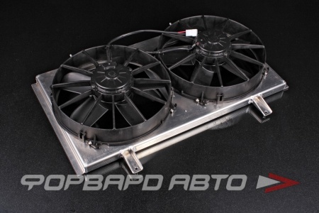 Купить Диффузор для радиатора CSF Nissan Silvia S14/S15 + 2 вентилятора Spal 12" (305 мм), в сборе FORWARD RACING FCSPA02