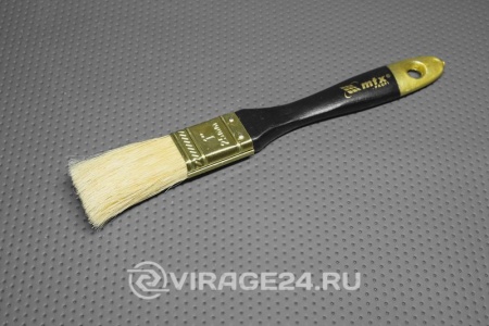 Купить Кисть плоская Профи  25мм натуральная щетина, деревянная ручка MATRIX 