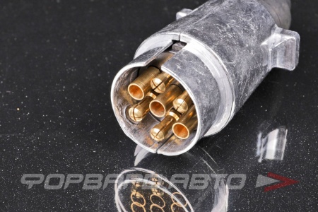 Купить Разъем прицепа вилка+розетка (в сборе) дюраль 12V РСТ PC300