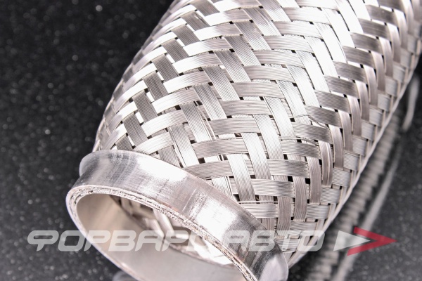 Гофра глушителя 60*150 (Innerbraid) трехслойная (AISI 304) TIXONA 60150