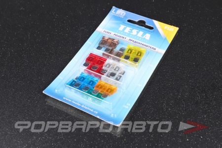 Купить Предохранитель флажковый EURO (12шт) с индикатором Led TESLA F131.000.000