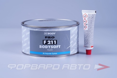 Купить Шпатлевка "PRO" F211 Soft Наполняющая, Мелкозернистая,  1800гр. BODY 2112300012
