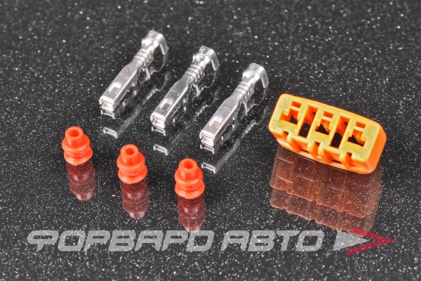 Разъем 3 way катушки зажигания NISSAN RB20/RB25/RB26 22-20 AWG (SUMI.B-SKT1) 1.7-2.4mm (SUMI-SL5) DL 090 Sealed Series  3-1-32