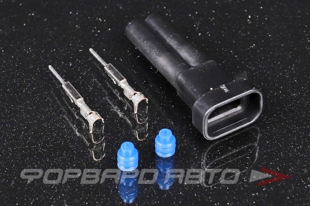 Купить Разъем 2-х контактный топливной форсунки (без провода) CARGEN AX6862S