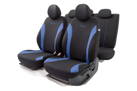 Купить Чехлы на сиденья, универсальные (11предм.5подгол.) полиэстер, 3D крой, AIRBAG, 2 мм поролон. "FLEX" AUTOPROFI FLX-1102