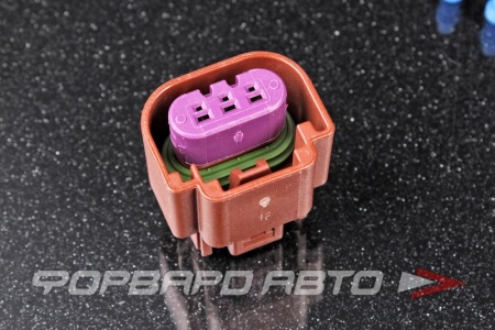 Купить Разъем 3 way датчика давления топлива .75-1.0 mm², 18 AWG 1.86-2.25mm .067-.083 DELPHI GT150.A-3S-2 (18 AWG)