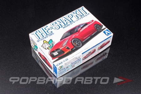 Купить Сборная модель Nissan GT-R (Vibrant Red) 1/32 AOSHIMA 05825
