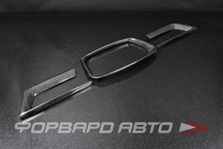 Купить Накладки на решетку радиатора Subaru Impreza 06-07 карбон (3 шт) AUTOBAHN88 