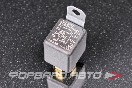 Купить Реле 12V 5-х контактное 30А с доп.сопротивлением АВАР 752.3777