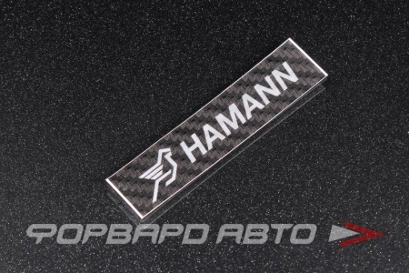 Купить Наклейка "HAMMAN", карбон MELCO 