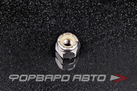 Купить Гайка шестигранная 1/4" UNC с нейлоновым кольцом, нерж. сталь А2 DIN985 <> 00054655