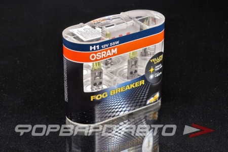 Купить Лампа H1 12V 55W FOG BREAKER OSRAM 62150FBR